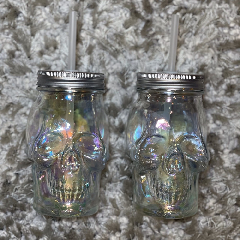 Skull Drinking Cup Set